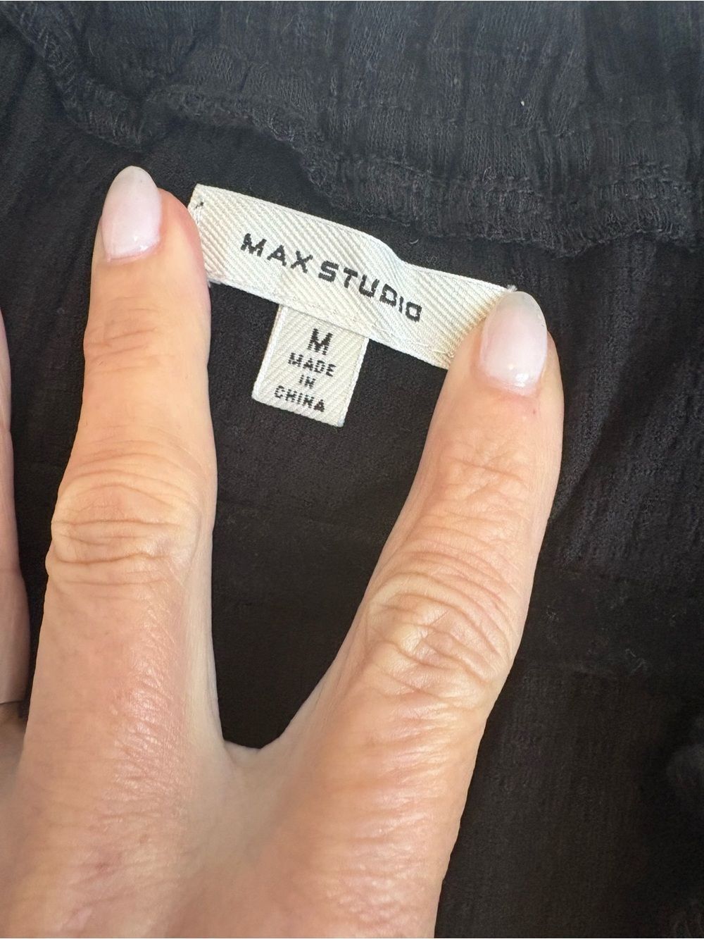 Max Studio Black Sleeveless Tiered Midi Dress - Picture 2 of 3